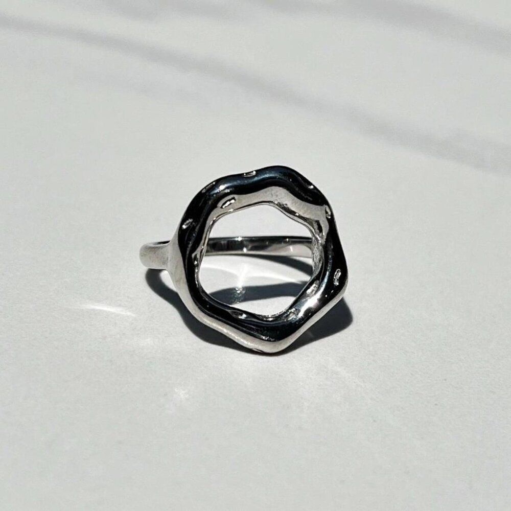 New! “Sophia” Silver Circle Ring